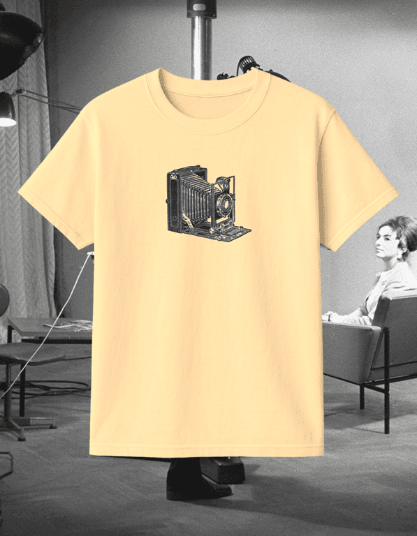Photocamera print t-shirt