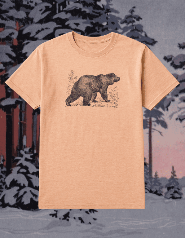 Grizzly print t-shirt
