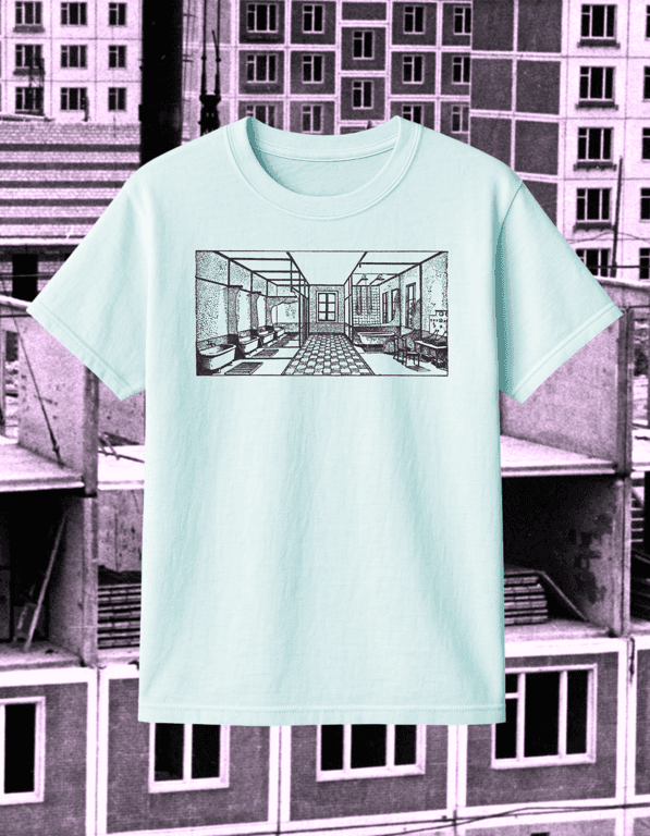 Bathtub print t-shirt