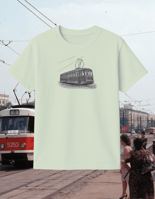 Tramvay print t-shirt