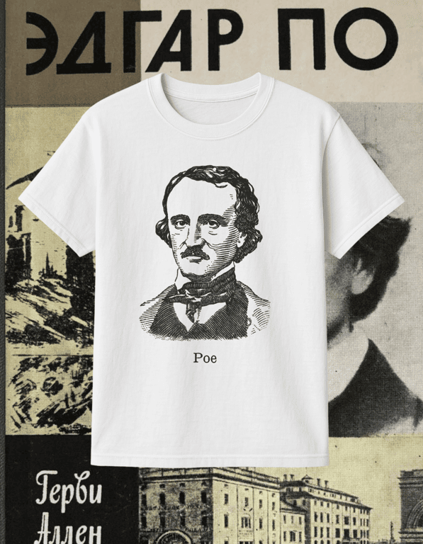 Poe print t-shirt
