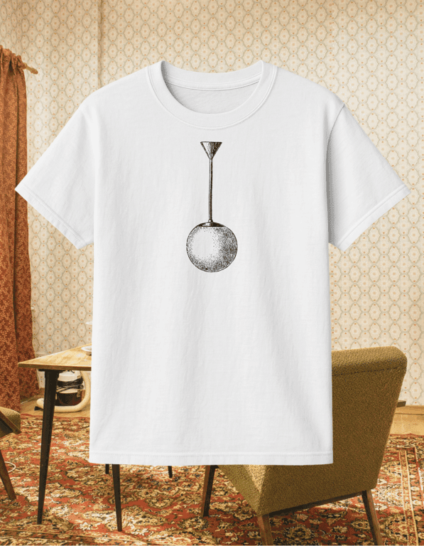 Lamp print t-shirt