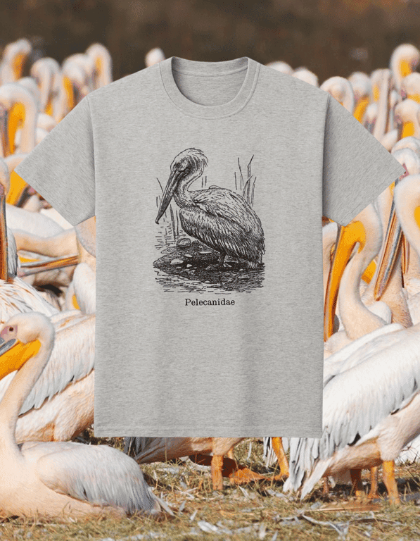 Pelican print t-shirt