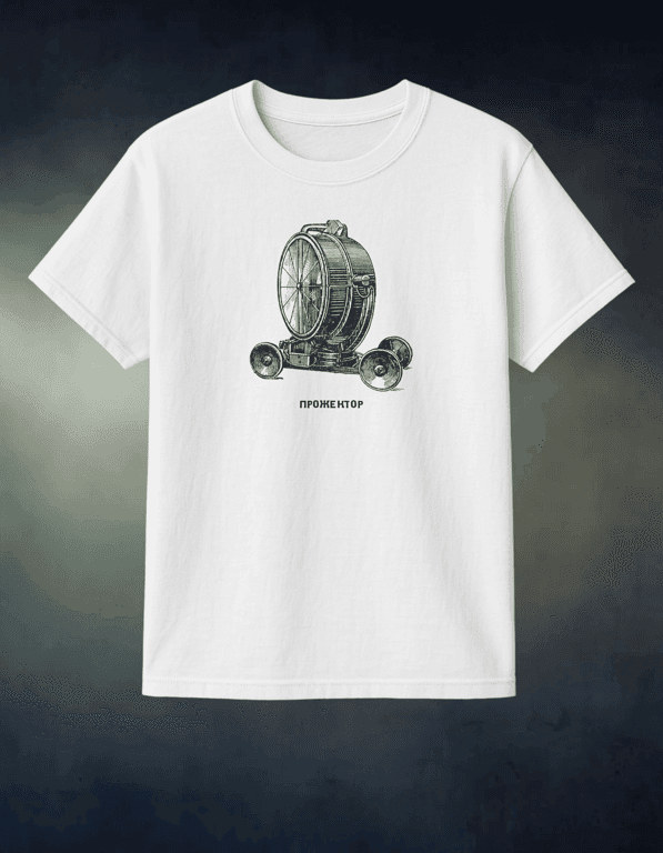 Searchlight print t-shirt