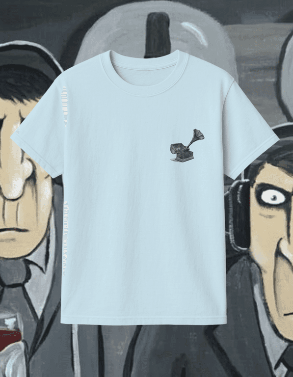 Dictaphone print t-shirt