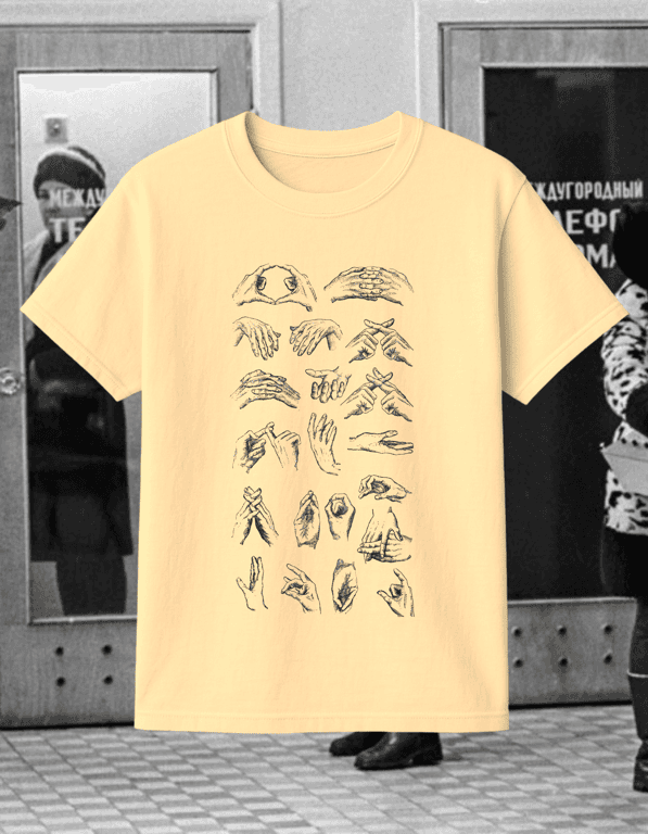 Communication print t-shirt