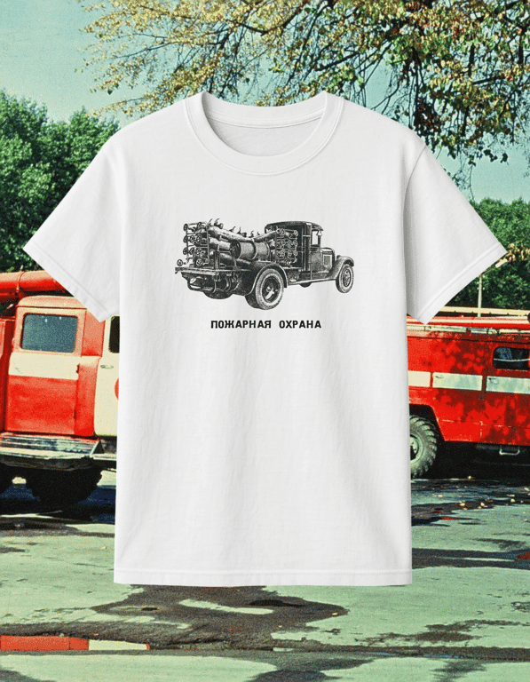 Firefighters print t-shirt