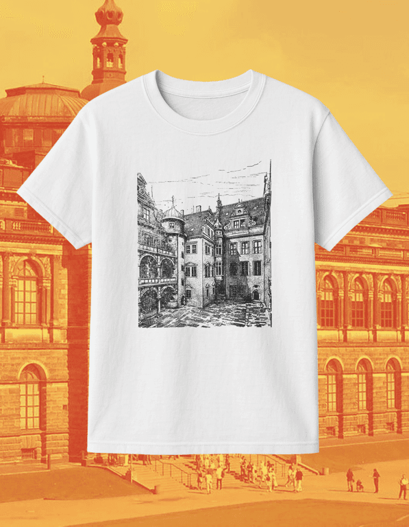 Dresden print t-shirt