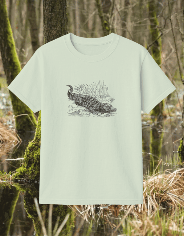 Crocodile print t-shirt