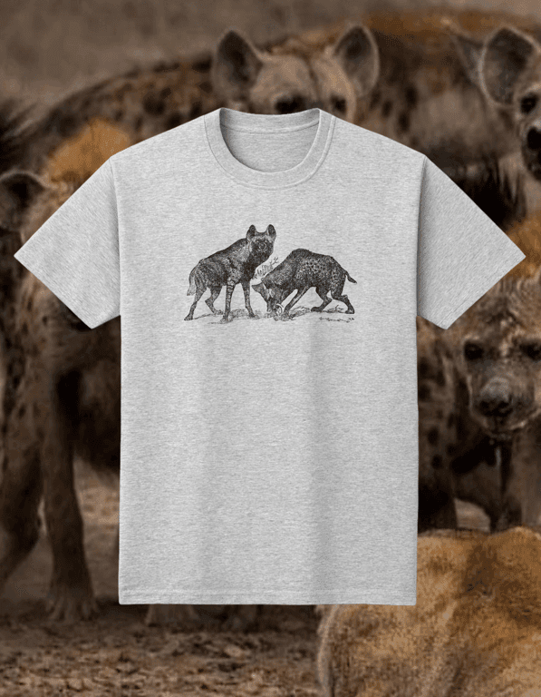 Hyena print t-shirt