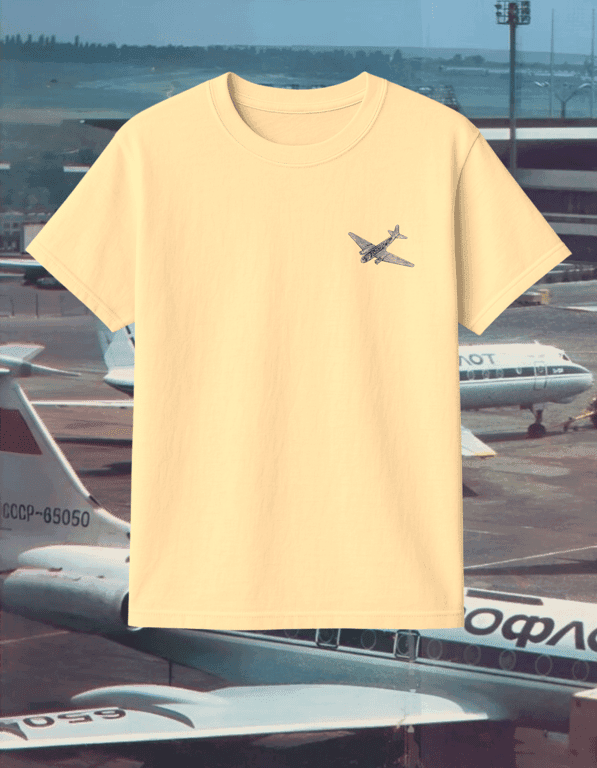 Plane print t-shirt