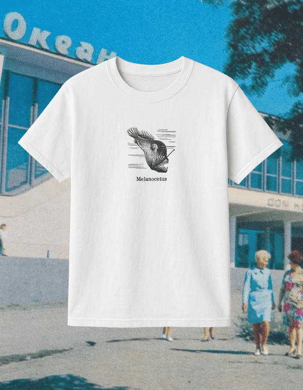 Melanocetus print t-shirt