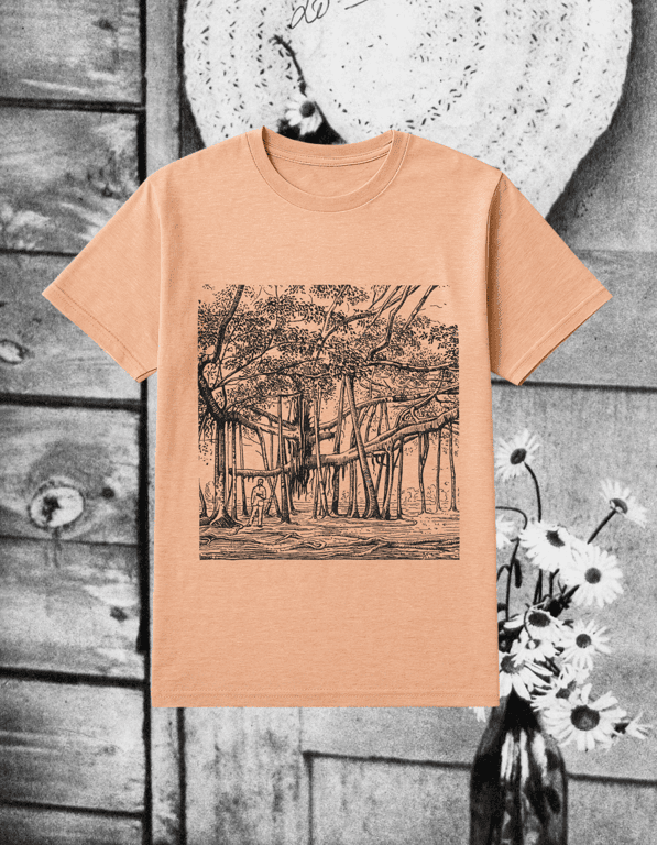 Bamboo print t-shirt