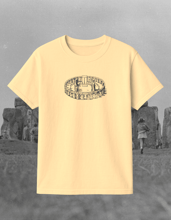 Stonehedge print t-shirt
