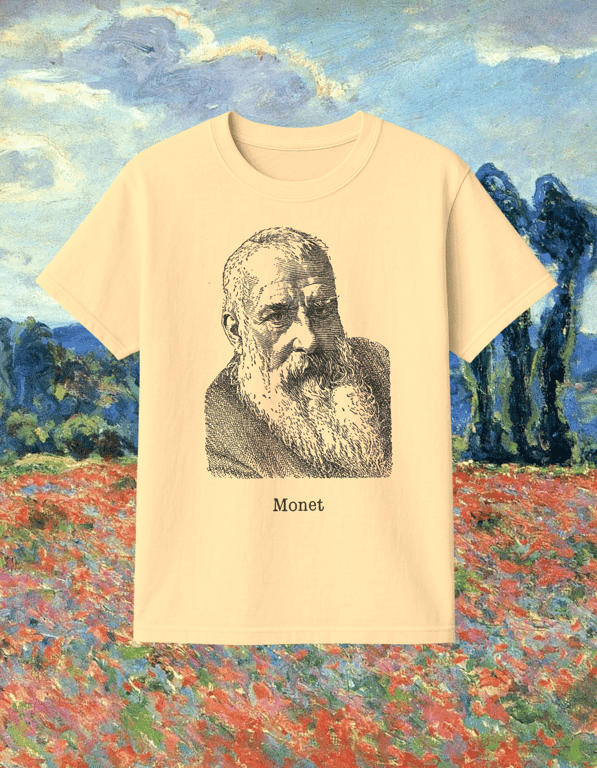 Monet print t-shirt