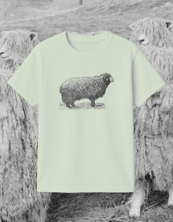 Sheep print t-shirt