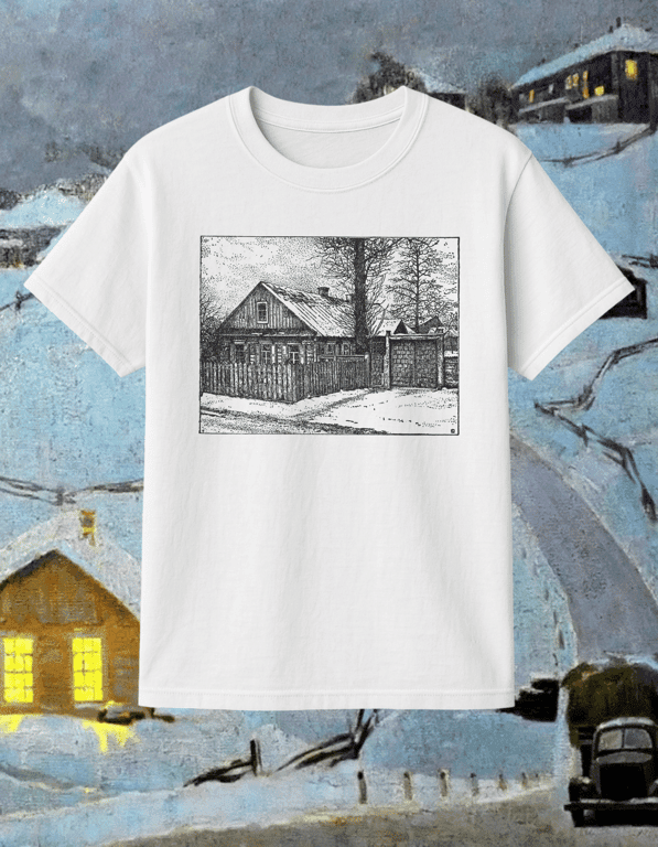 Village print t-shirt