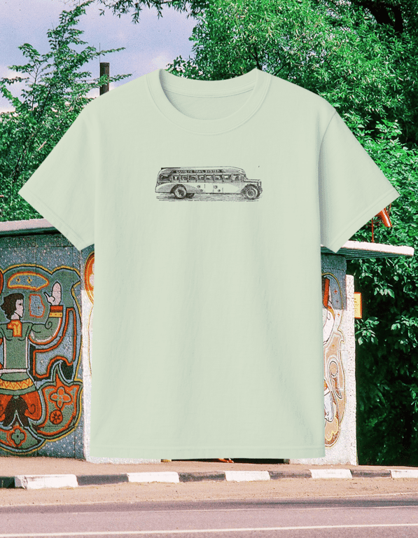 Transport print t-shirt