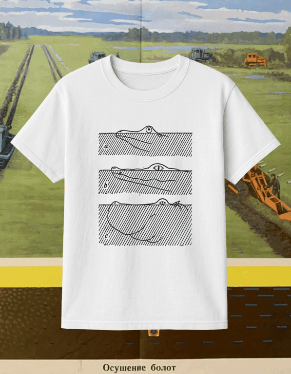 Vodoplavayushiye print t-shirt