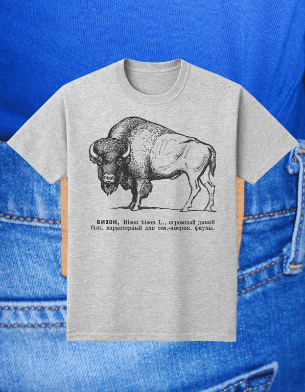 Bizon print t-shirt